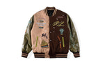 Rolling Lou Cotw Nyc Heavy Embroidered Varsity Jacket - Brown Camo - product image 1