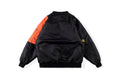 Kapital Two-Tone Waterproof Flight Jacket - Black Orange / Olive Orange - product image 19