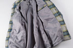 Travis Scott Cactus Jack Graphic Plaid Wool Shirt Jacket - Gray Yellow Plaid - product image 7