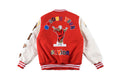 Price Full-Embroidery Stadium Jacket - Red - product image 2
