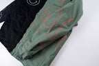 Travis Scott Evil Flame On Yin-Yang Color-Block Zip Jacket - Green Black - product image 8