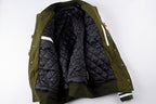 Chair Full-Embroidery Wool-Blend Varsity Jacket - Olive / White - product image 5