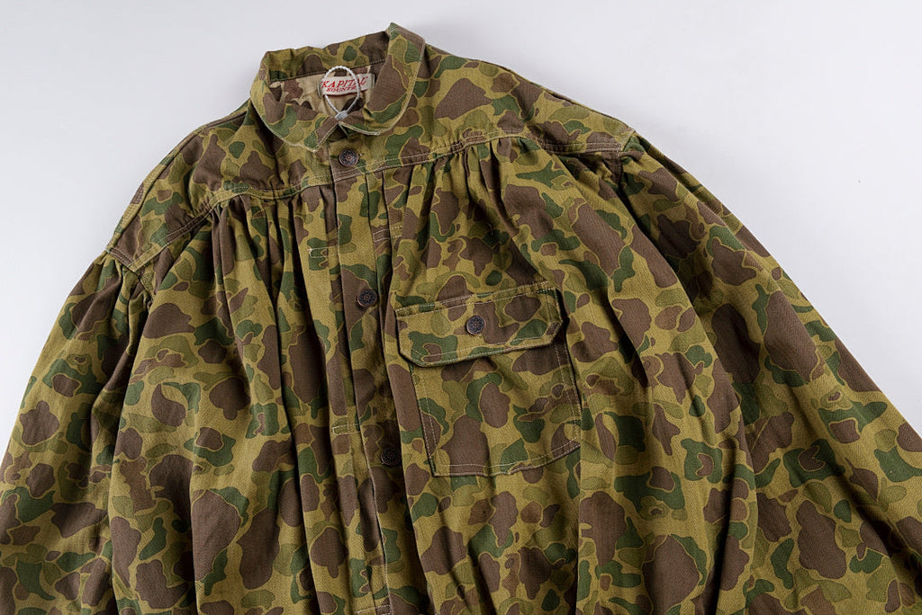 Kapital Kountry Hirata Kazuhiro Limited-Edition Japanese Camo Crinkle Shirt Jacket - Olive - product image 8