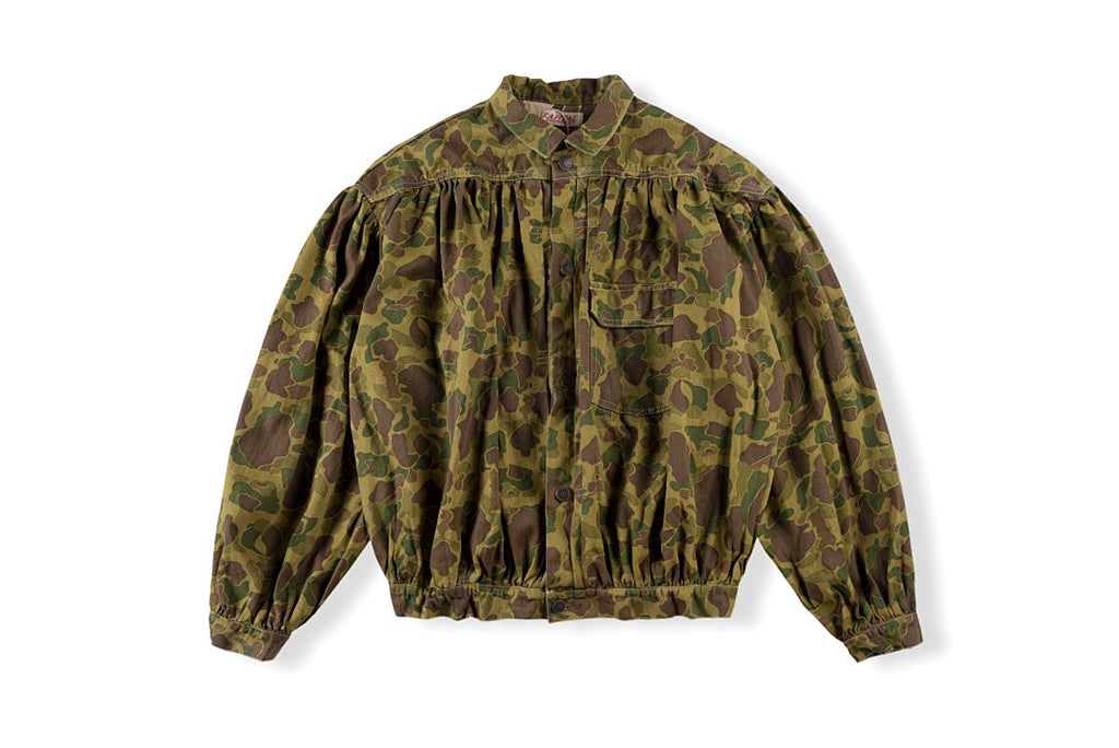Kapital Kountry Hirata Kazuhiro Limited-Edition Japanese Camo Crinkle Shirt Jacket - Olive - product image 1