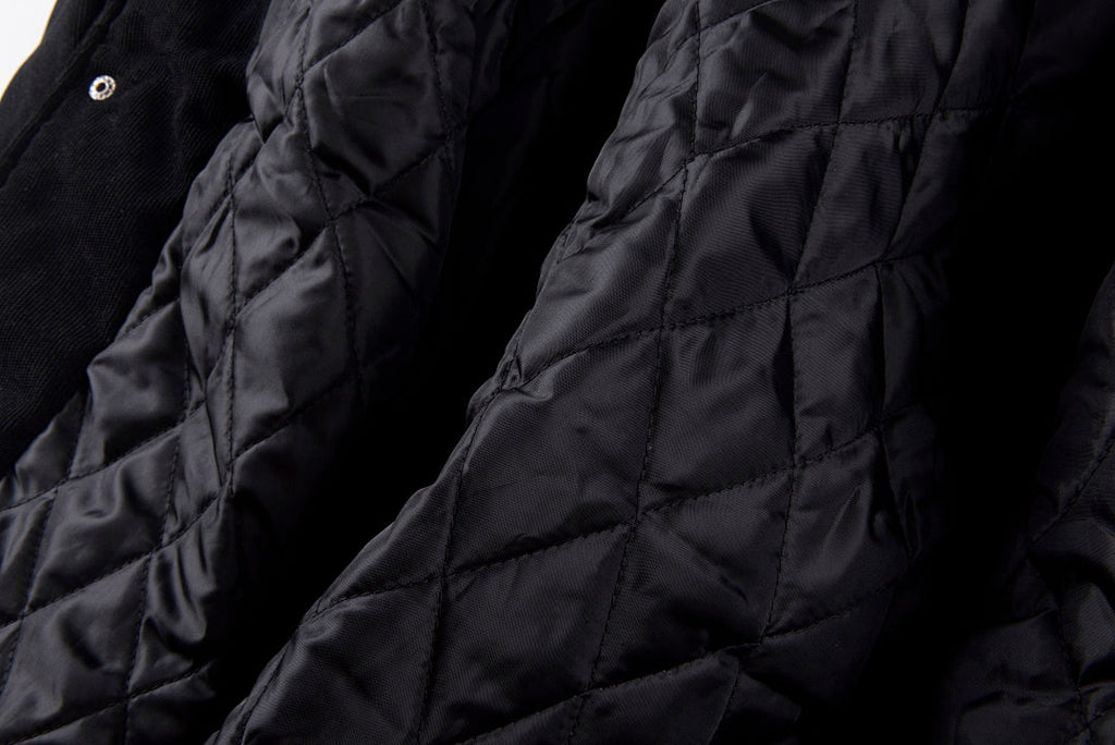 Revenge Corduroy Varsity Jacket - Black / Brown - product image 3