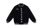 Revenge Corduroy Varsity Jacket - Black / Brown - product image 15