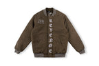 Revenge Corduroy Varsity Jacket - Black / Brown - product image 1