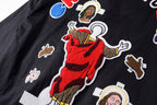 Saint Michael x Denim Tears 22SS Embroidered Heart Swing Top Jacket - Black / Green - product image 9