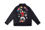 Saint Michael x Denim Tears 22SS Embroidered Heart Swing Top Jacket - Black / Green - product image 11