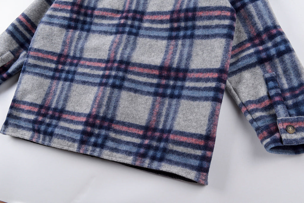 Travis Scott Cactus Jack Blue Plaid Wool-Blend Shirt Jacket - product image 8