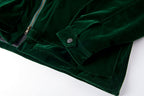 CPFM Suede Knowledge Jacket Embroidered Zip Jacket - Green - product image 7