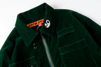 CPFM Suede Knowledge Jacket Embroidered Zip Jacket - Green - product image 12