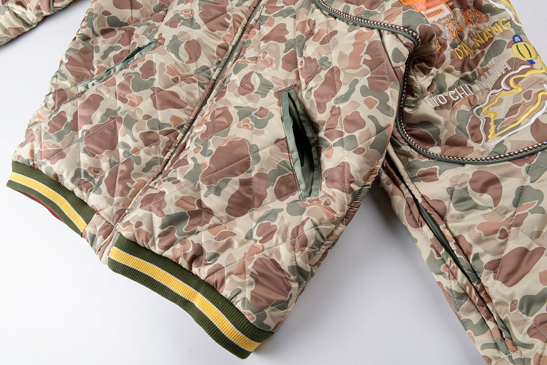 Kapital Kountry Rayon Camo Embroidered Jacket - Olive Camo - product image 14