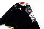 Kapital Skull Print Appliqué Embroidered Jacket - Gray / Black - product image 10