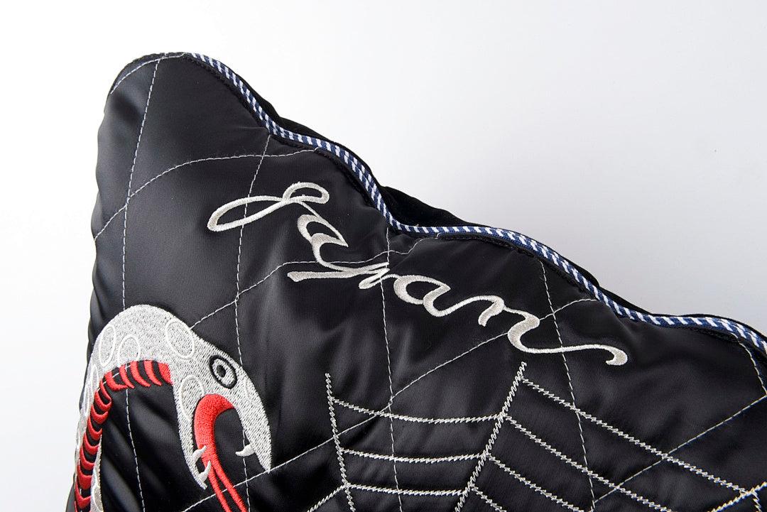 Kapital Skull Print Appliqué Embroidered Jacket - Gray / Black - product image 15