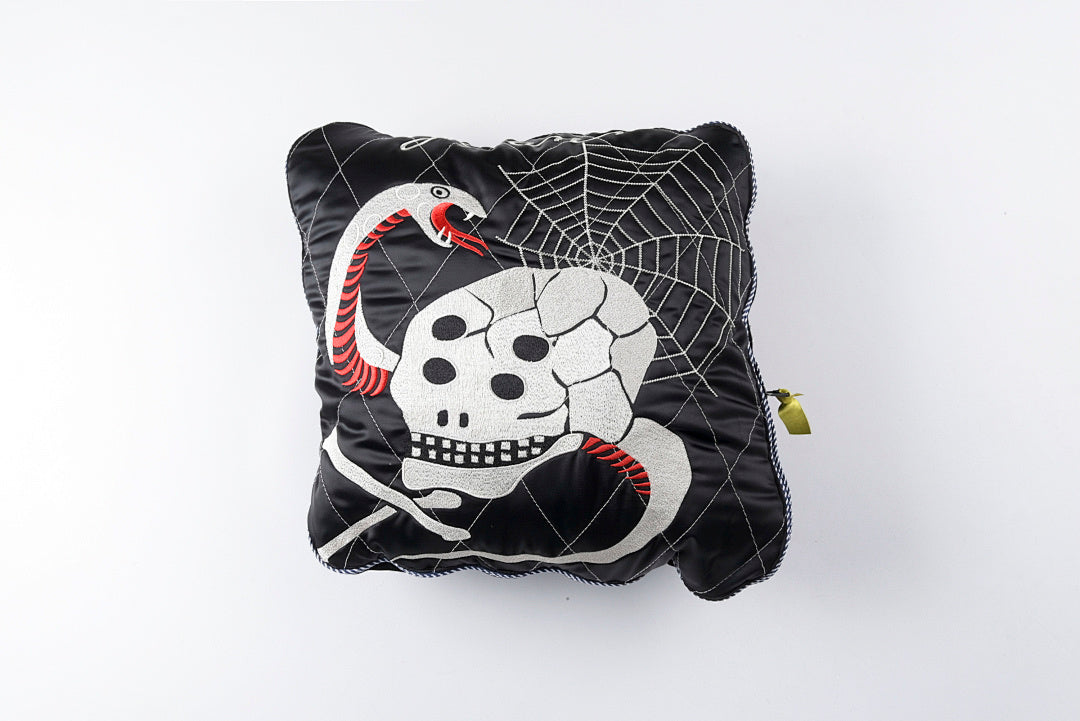 Kapital Skull Print Appliqué Embroidered Jacket - Gray / Black - product image 17