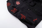 Tuff Crowd Dog Head Embroidered Multi-Pocket Zip Jacket - Black - product image 6