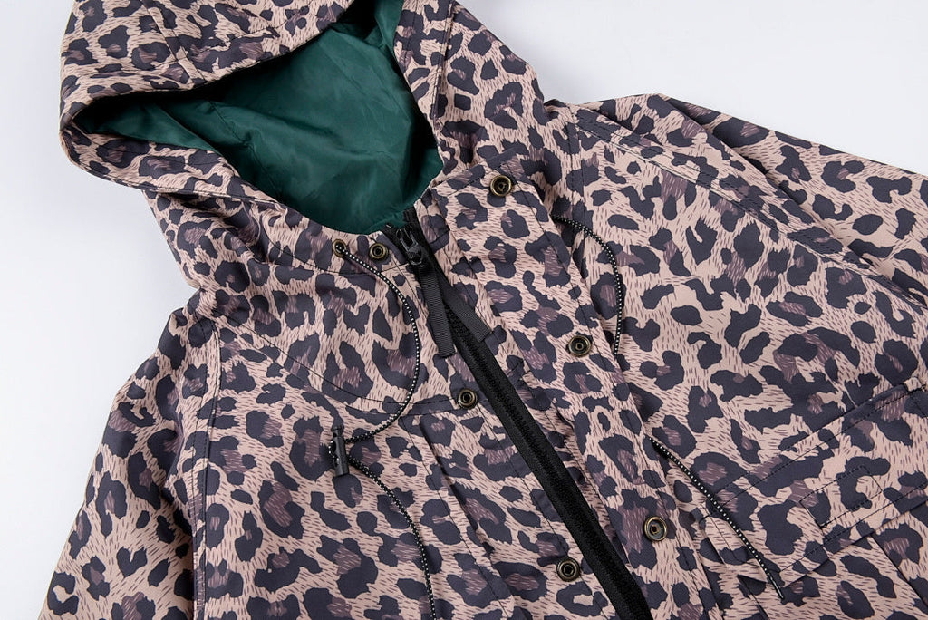 Kapital Kountry Leopard Print Green Camo Hooded Cropped Jacket - product image 8