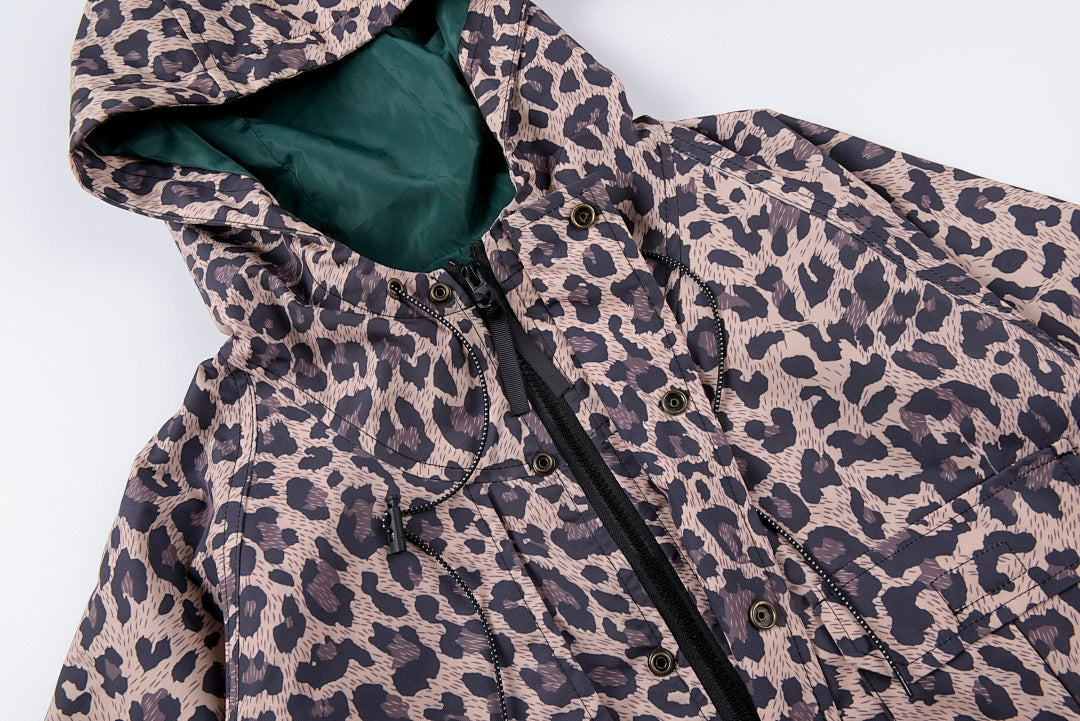 Kapital Kountry Leopard Print Green Camo Hooded Cropped Jacket - product image 8