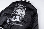 Hellstar Path to Paradise Heavy Embroidered Padded Bomber Jacket - Black / Green - product image 13