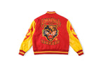 Hellstar Records Werewolf Tiger Embroidered Leather Sleeve Letterman Jacket - product image 2