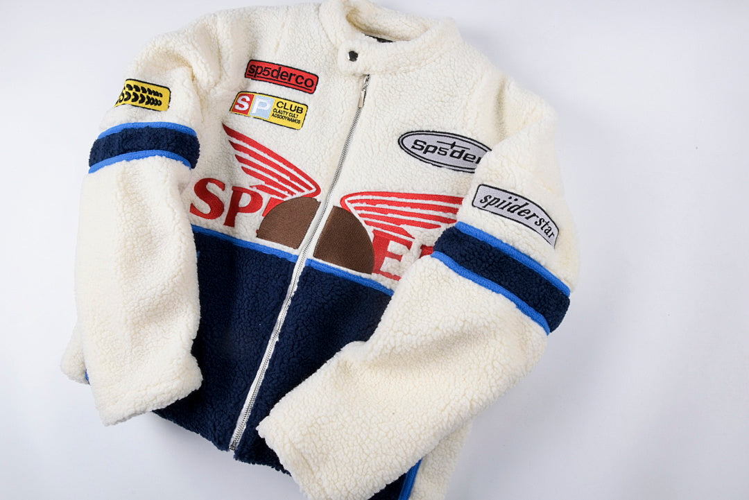 Sp5der Worldwide 555555 Hunters Sherpa Jacket - Black / White - product image 12