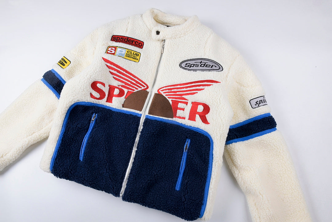 Sp5der Worldwide 555555 Hunters Sherpa Jacket - Black / White - product image 13