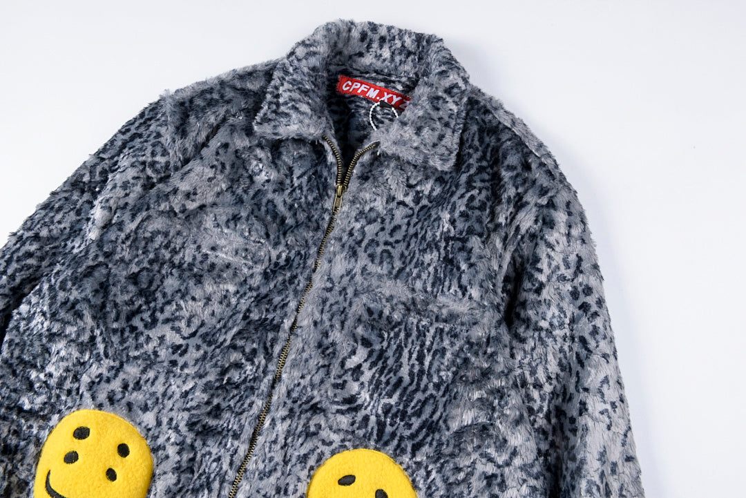 CPFM Ranch Zip Jacket in Spotted Leopard Brushed Suede - Gray - product image 8