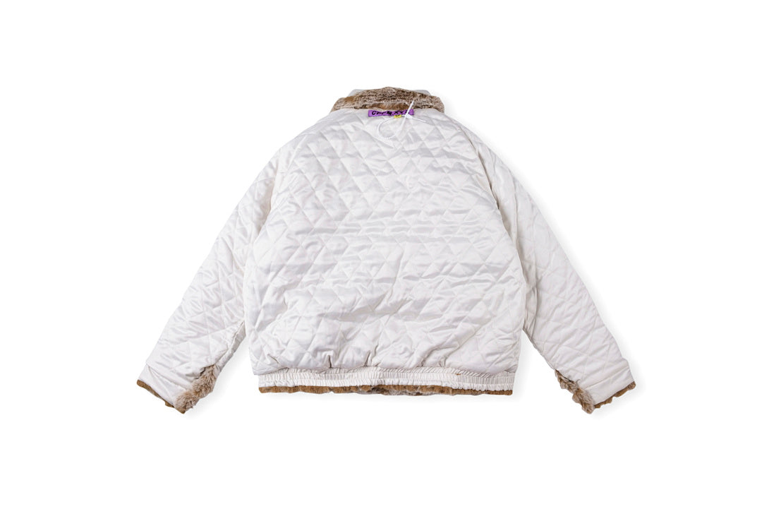 CPFM Bigfoot Sherpa Double-Sided Embroidered Jacket - White / Beige Camo - product image 5