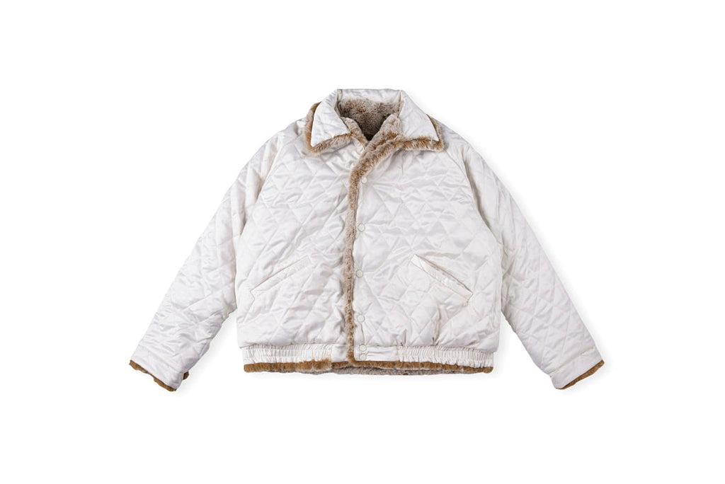 CPFM Bigfoot Sherpa Double-Sided Embroidered Jacket - White / Beige Camo - product image 6