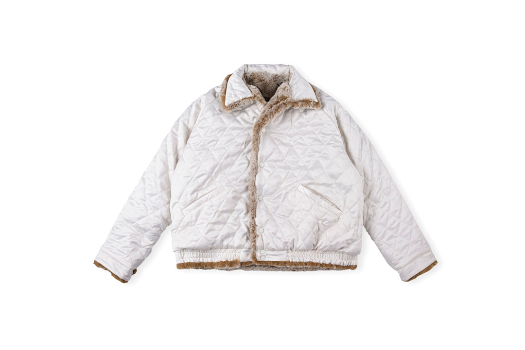 CPFM Bigfoot Sherpa Double-Sided Embroidered Jacket - White / Beige Camo - product image 6