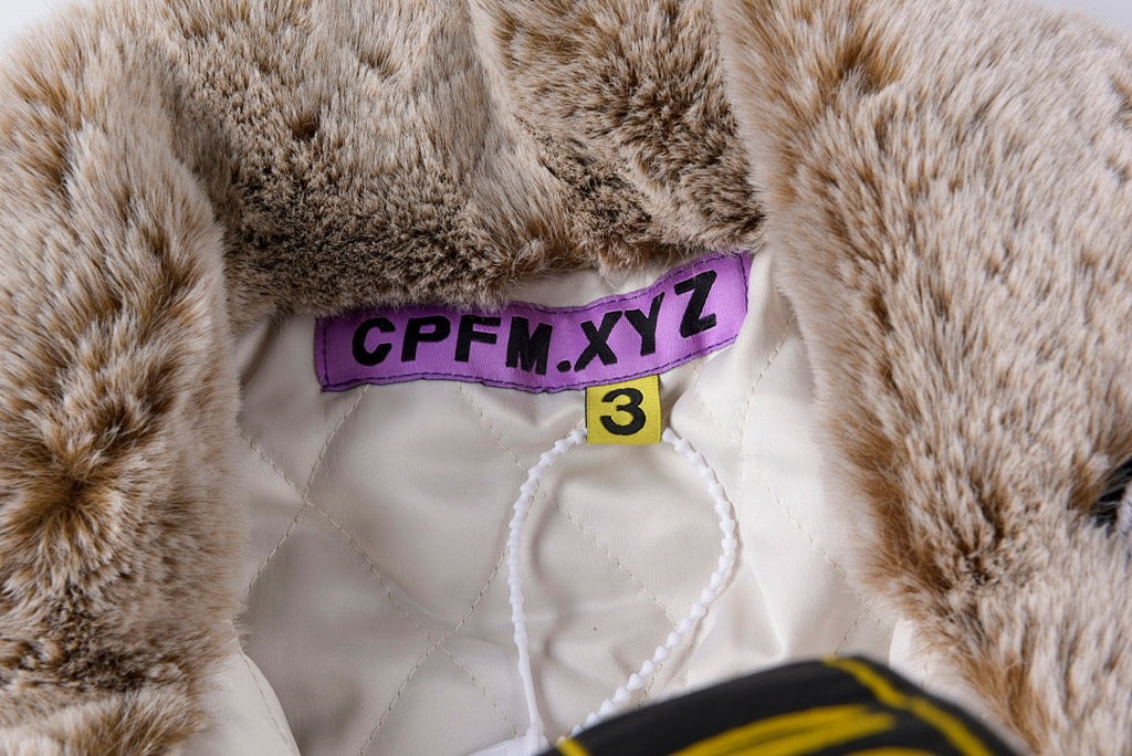 CPFM Bigfoot Sherpa Double-Sided Embroidered Jacket - White / Beige Camo - product image 8