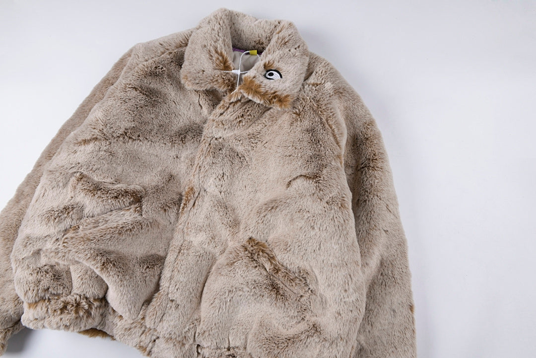 CPFM Bigfoot Sherpa Double-Sided Embroidered Jacket - White / Beige Camo - product image 10