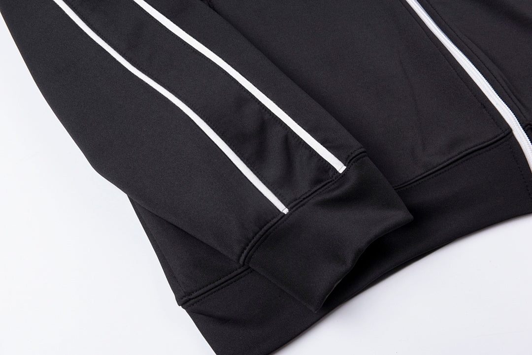 Sp5der Worldwide Embroidered Track Jacket - Black / Brown - product image 4