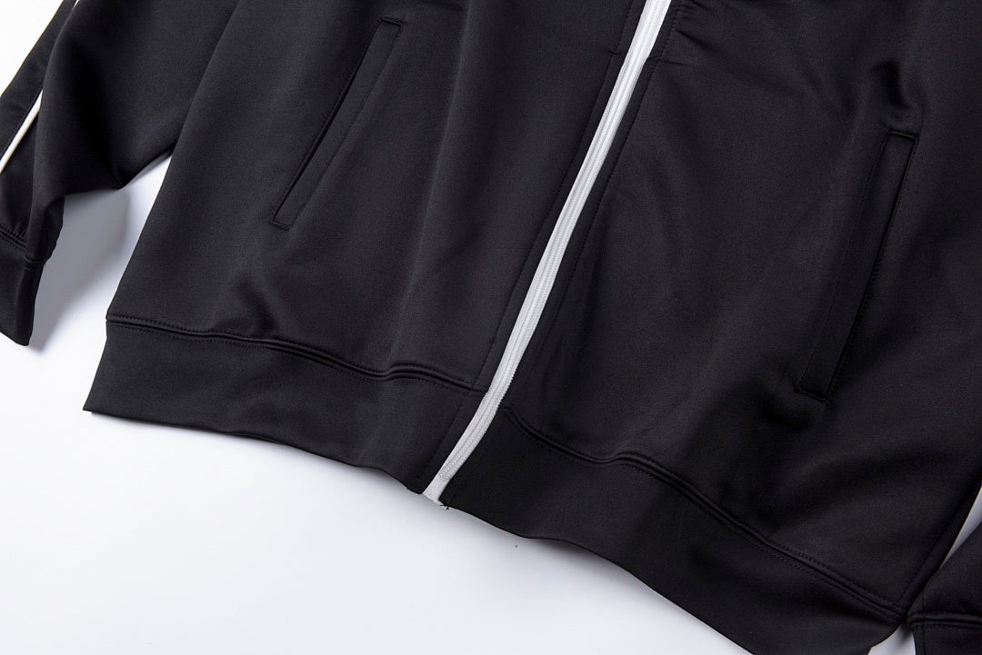 Sp5der Worldwide Embroidered Track Jacket - Black / Brown - product image 8