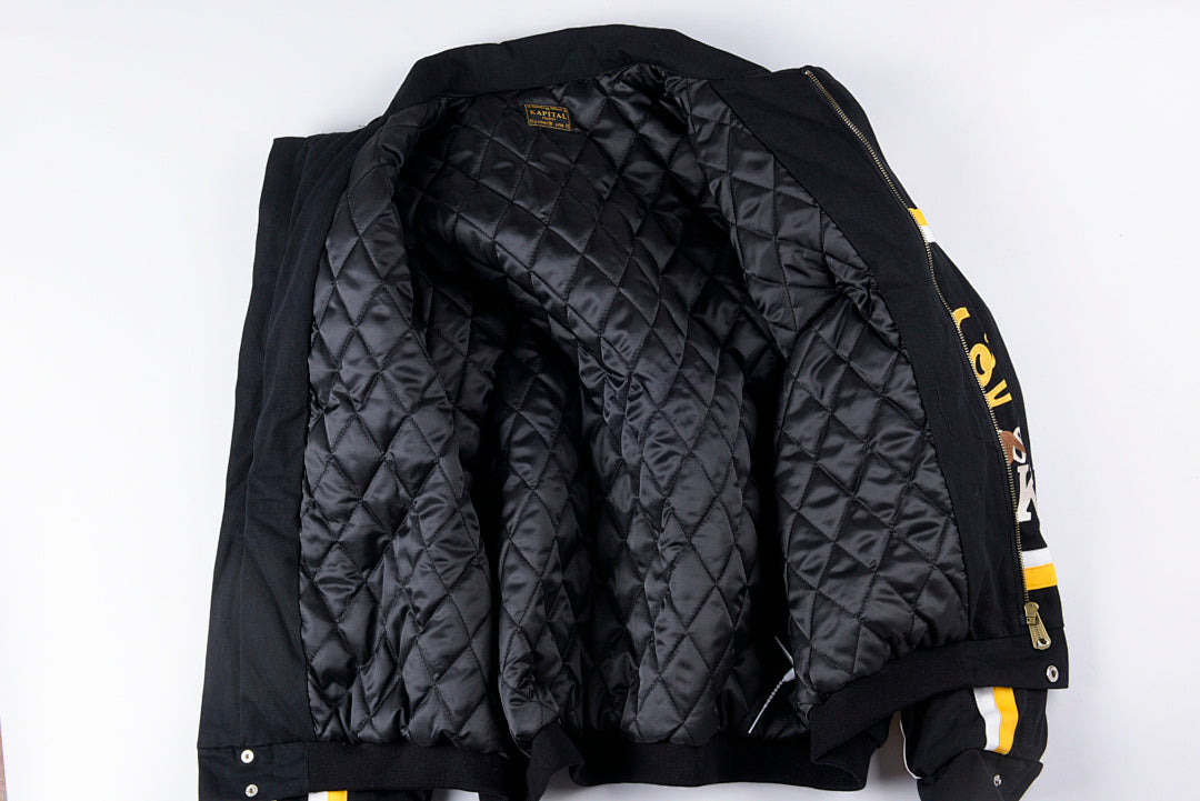 Kapital Kountry Embroidered Racing Lapel Jacket - Black - product image 3