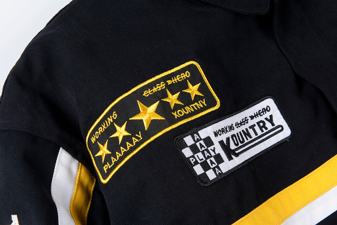 Kapital Kountry Embroidered Racing Lapel Jacket - Black - product image 6