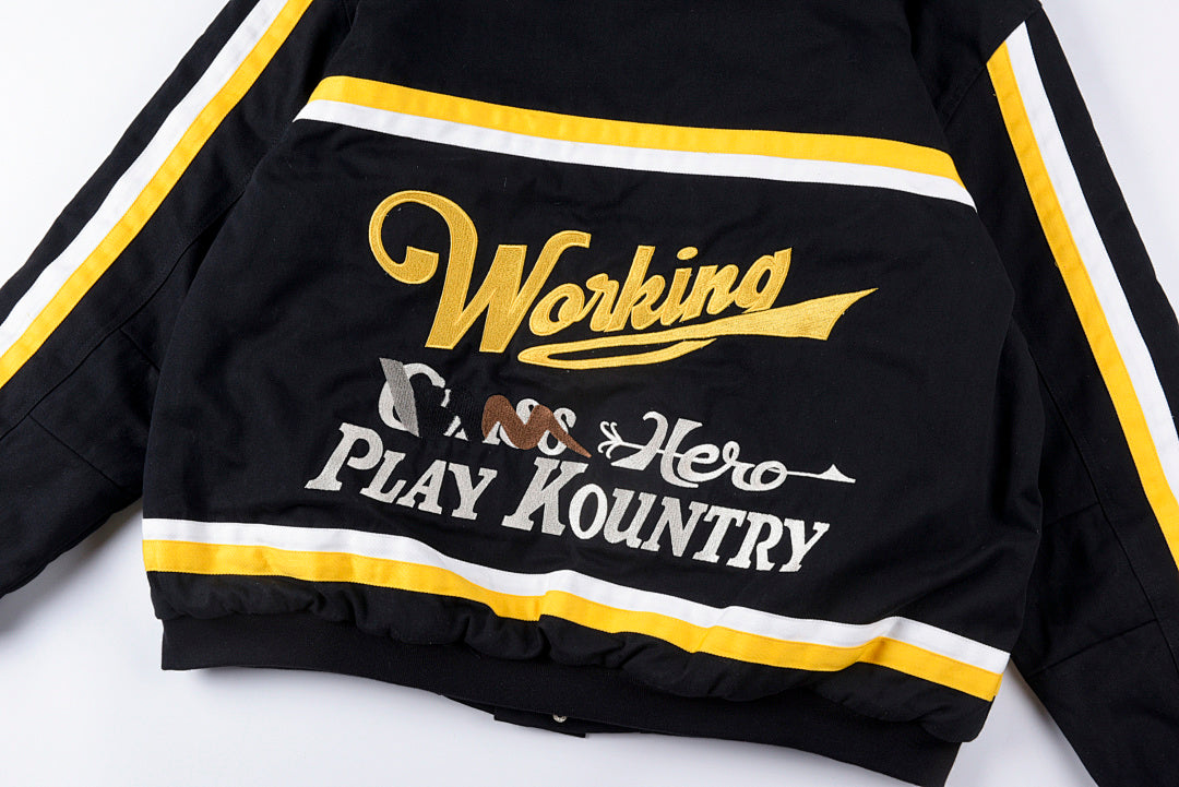 Kapital Kountry Embroidered Racing Lapel Jacket - Black - product image 10