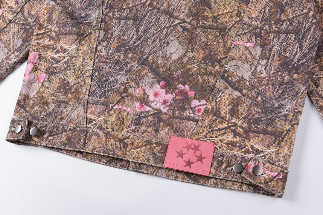 Sp5der 555555 Real Tree Og Web Denim Jacket - Beige Camo - product image 11