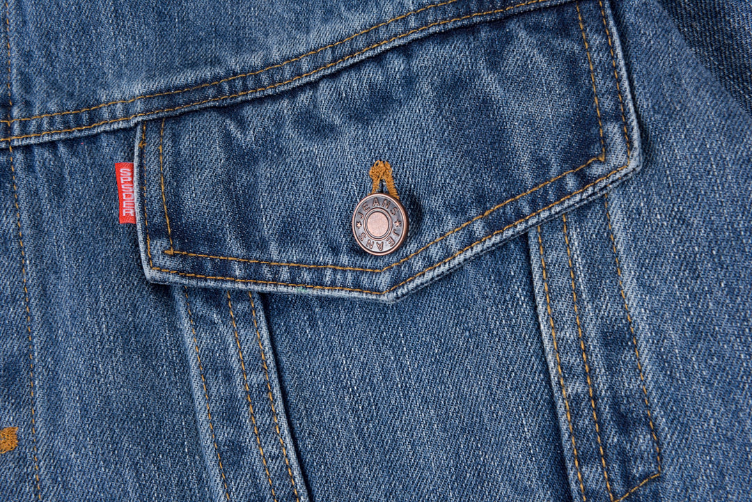 Sp5der 555555 Real Tree Og Web Denim Jacket - Blue Denim - product image 6