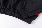 Hellstar Studios Sample Wave-Panel Windbreaker Jacket - Black Red / Black Gray / White - product image 4