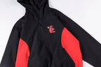 Hellstar Studios Sample Wave-Panel Windbreaker Jacket - Black Red / Black Gray / White - product image 9