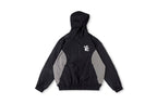Hellstar Studios Sample Wave-Panel Windbreaker Jacket - Black Red / Black Gray / White - product image 14