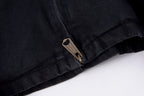 Kapital Kountry Smiley Embroidered Washed Denim Jacket with Removable Liner - Black - product image 8
