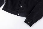 Project Capri Emergency Embroidered Denim Jacket - Black / Navy - product image 7