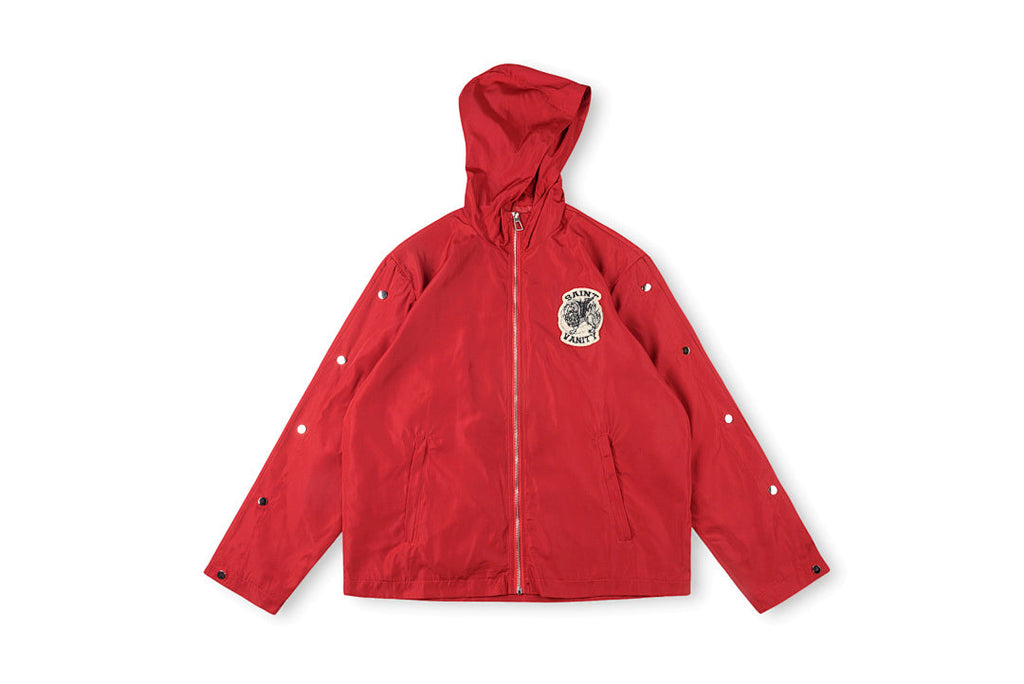 Saint Vanity Embroidered Studded Athletic Windbreaker Jacket - product image 8