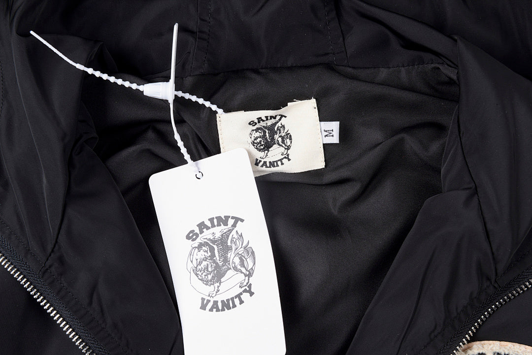 Saint Vanity Embroidered Studded Athletic Windbreaker Jacket - product image 14