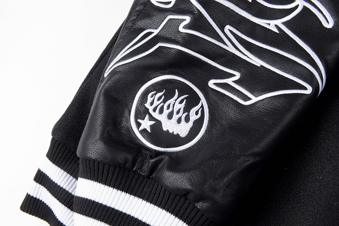 Hellstar Studios Friends & Family Heavy Embroidery Jacket - Black / Gray / Burgundy - product image 9