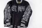 Hellstar Studios Friends & Family Heavy Embroidery Jacket - Black / Gray / Burgundy - product image 12