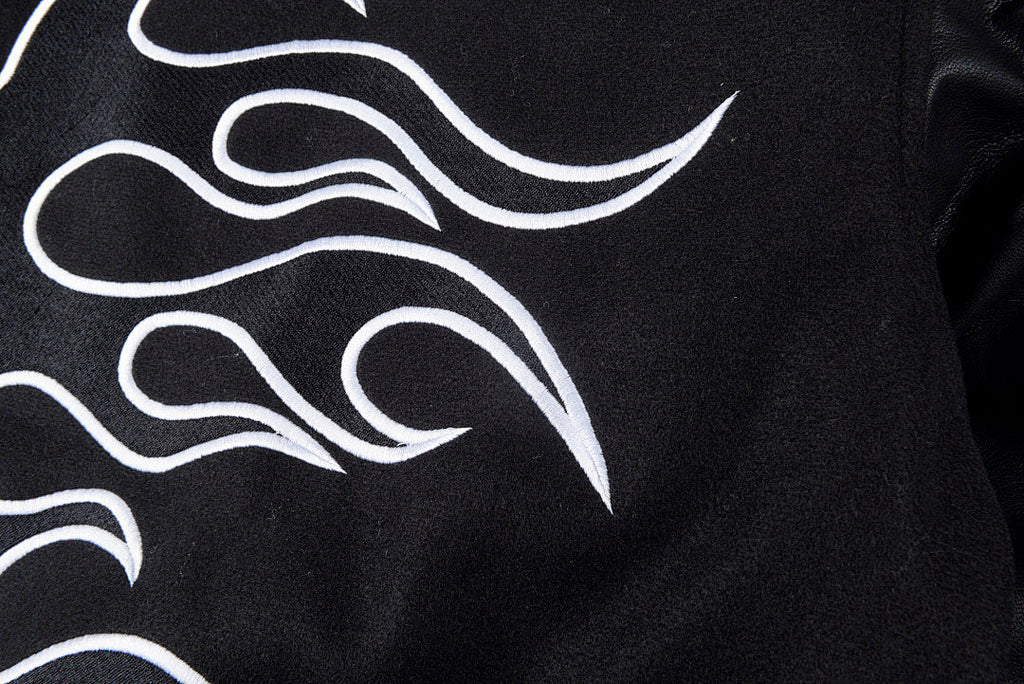 Hellstar Studios Friends & Family Heavy Embroidery Jacket - Black / Gray / Burgundy - product image 14